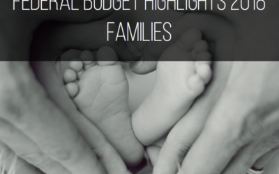 2018 Federal Budget Highlights for Families