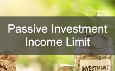 Passive Investment Income Limit