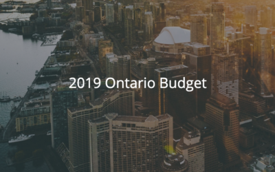 2019 Ontario Budget