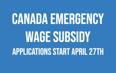 Apply for Canada Emergency Wage Subsidy starting April 27th | Calculate your subsidy