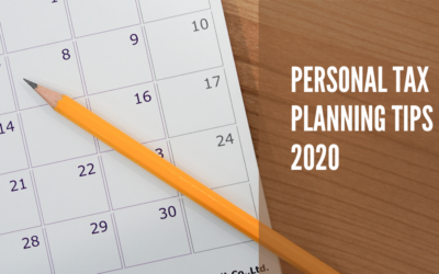 Personal Tax Planning Tips – End of 2020 Tax Year