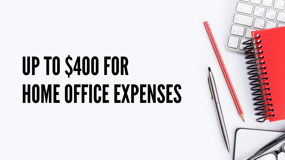 Government of Canada to allow up to $400 for home office expenses