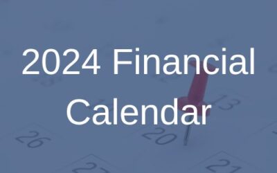 2024 Financial Calendar